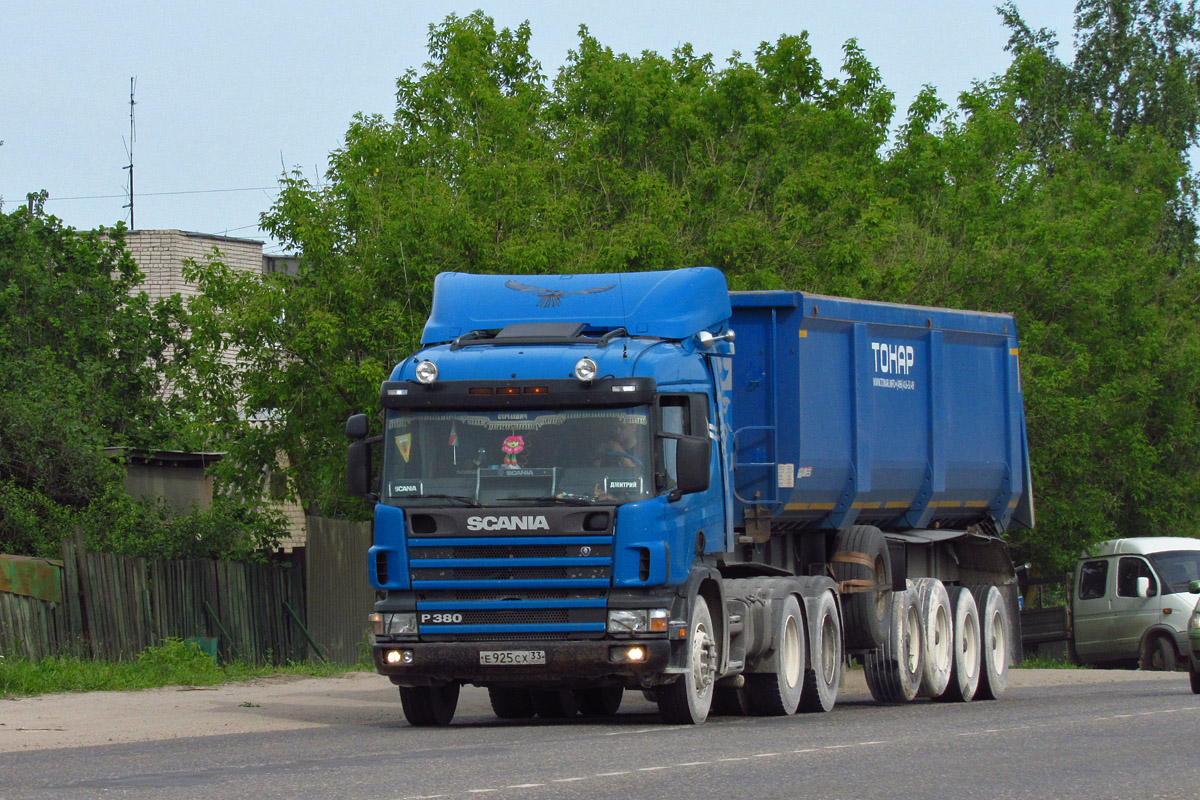 Владимирская область, № Е 925 СХ 33 — Scania ('1996) P380