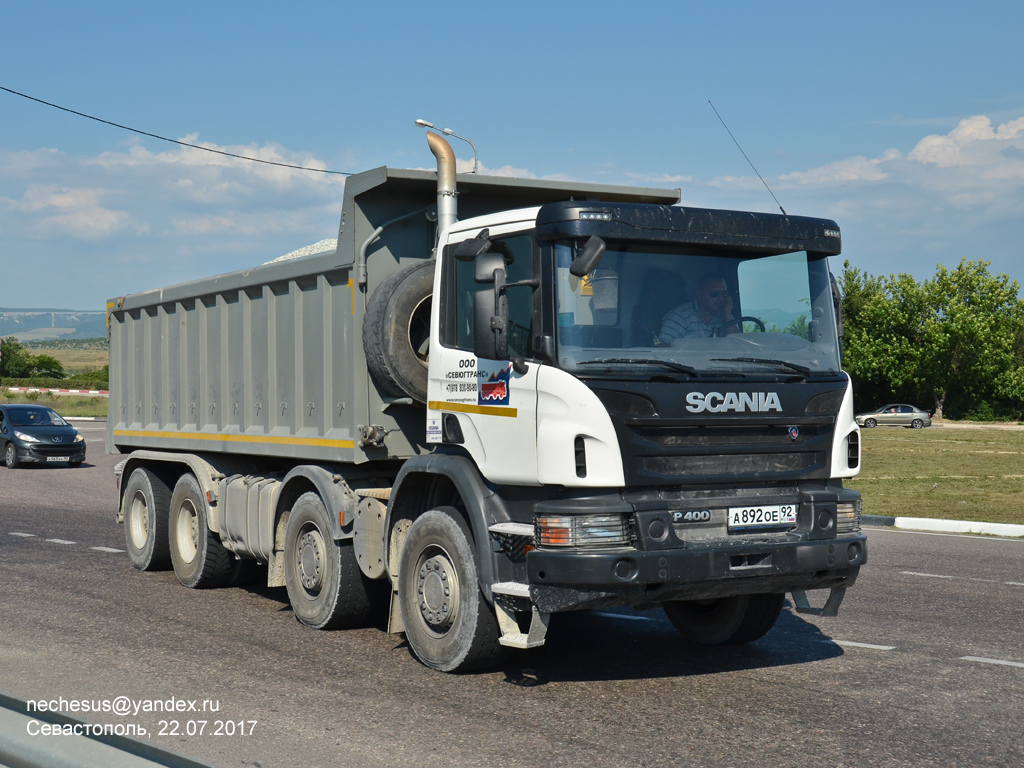 Севастополь, № А 892 ОЕ 92 — Scania ('2011) P400