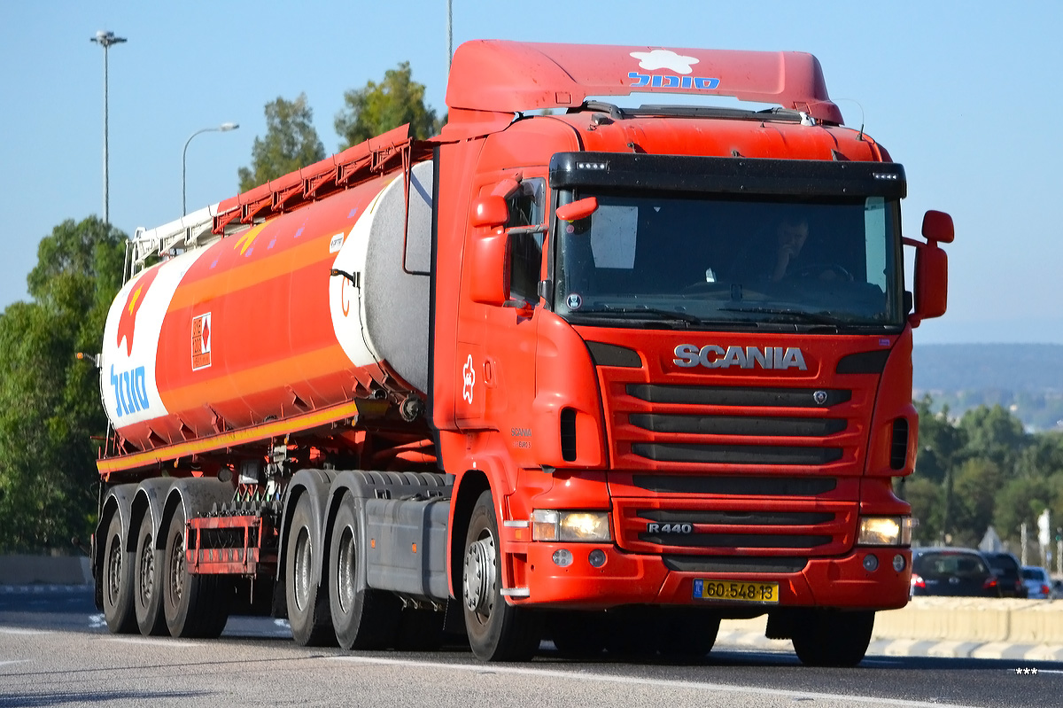 Израиль, № 60-548-13 — Scania ('2009) R440