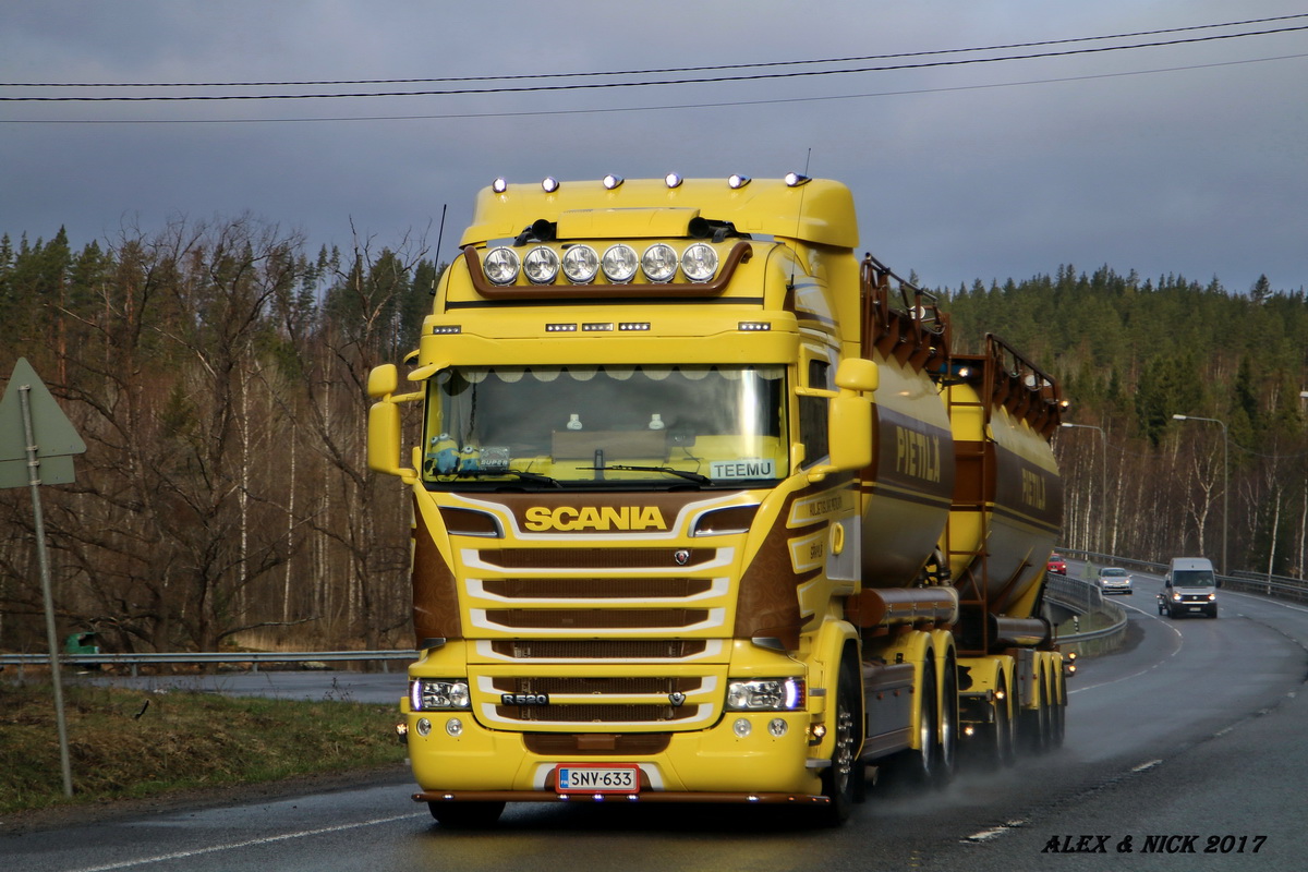 Финляндия, № SNV-633 — Scania ('2013) R520