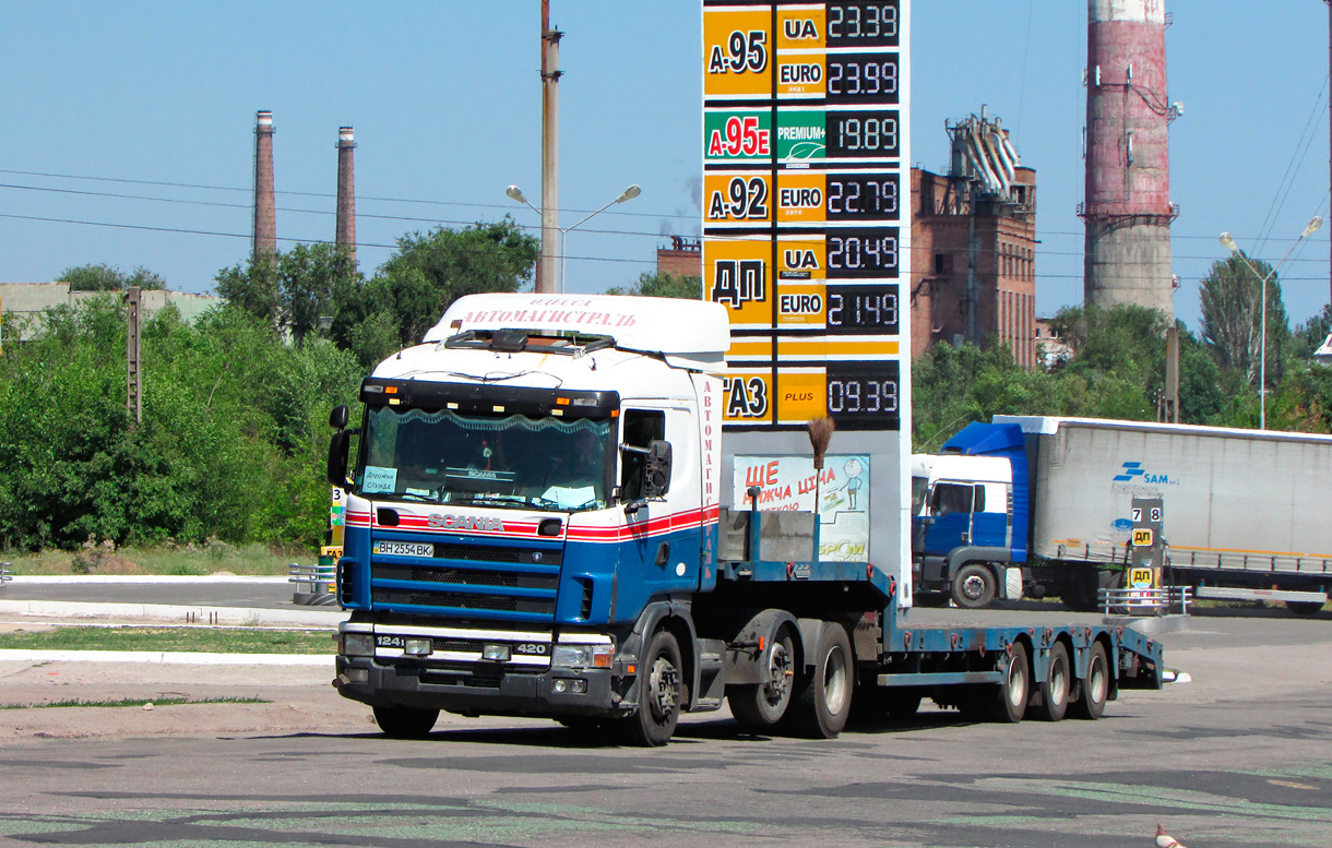 Одесская область, № ВН 2554 ВК — Scania ('1996) R124L