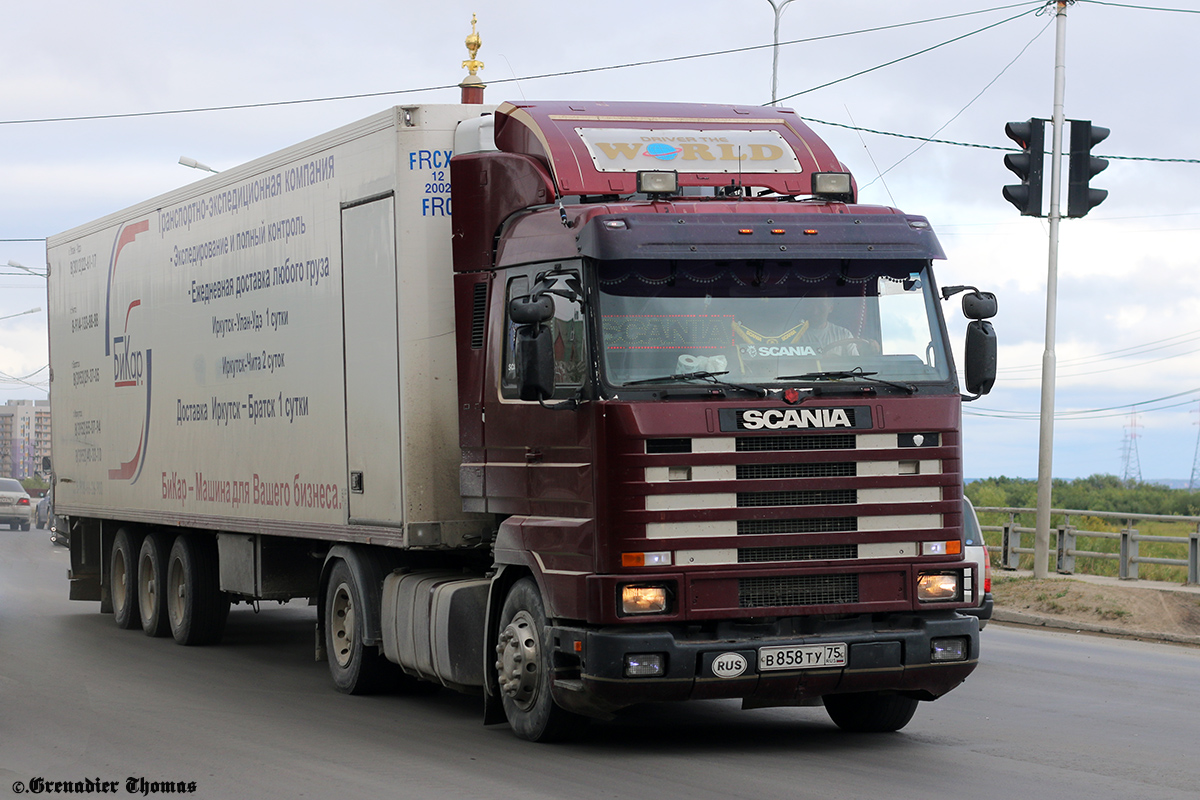 Забайкальский край, № В 858 ТУ 75 — Scania (III) R113M
