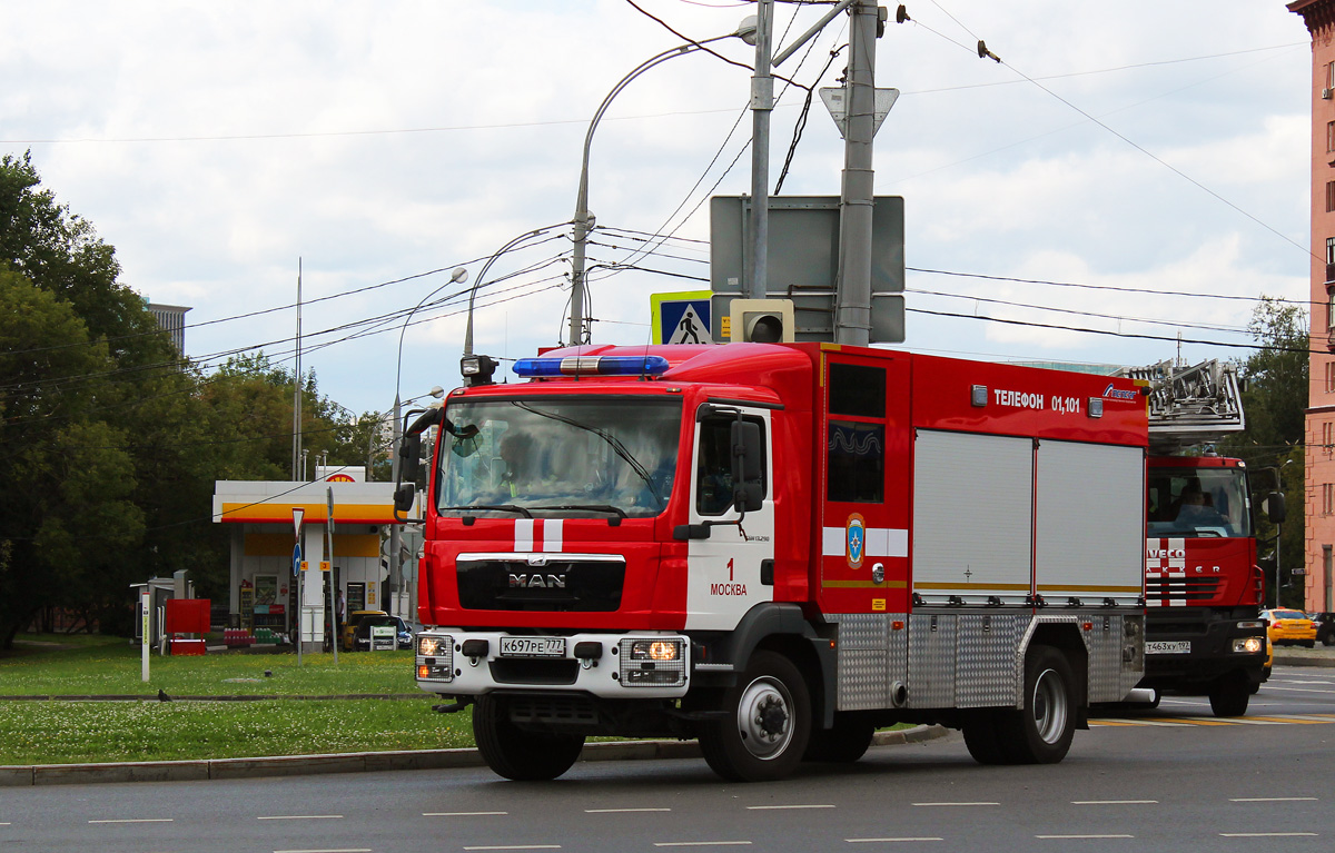 Москва, № К 697 РЕ 777 — MAN TGM 13.290