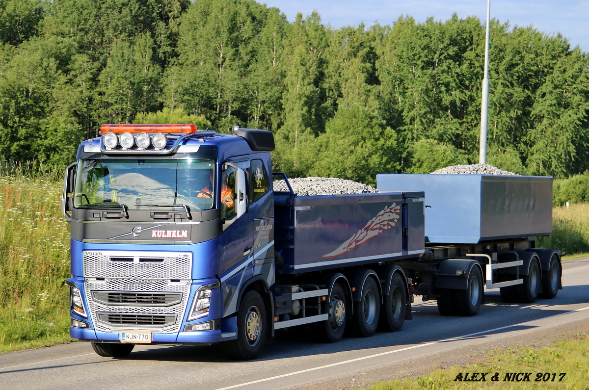 Финляндия, № NJN-770 — Volvo ('2012) FH16.750; Volvo ('2012) FH "Volvo Ocean Race" (Финляндия)
