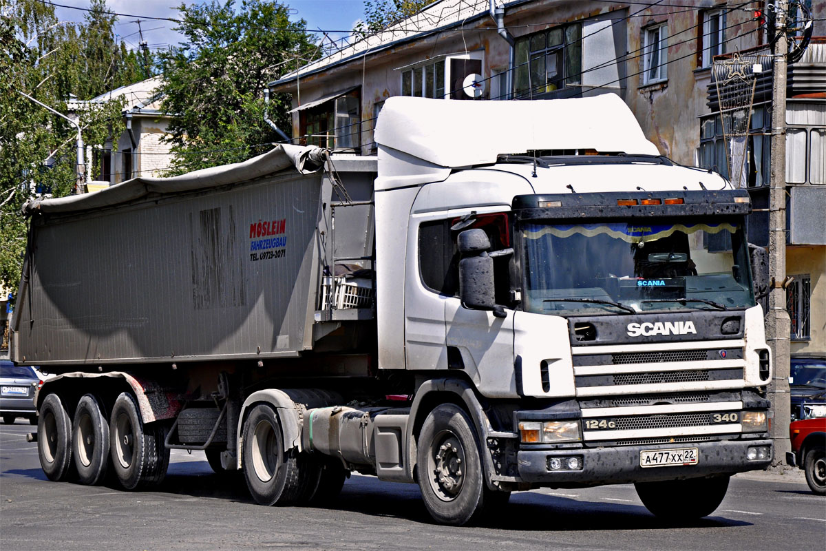 Алтайский край, № А 477 ХХ 22 — Scania ('1996) P124G