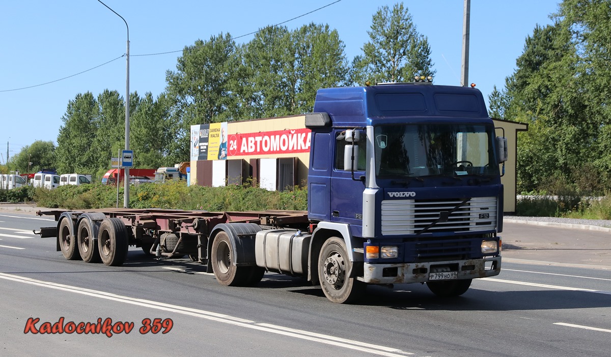 Тверская область, № Р 799 НО 69 — Volvo ('1987) F12