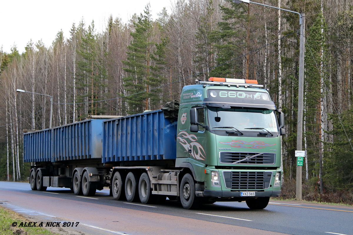 Финляндия, № VXZ-365 — Volvo ('2002) FH16.660