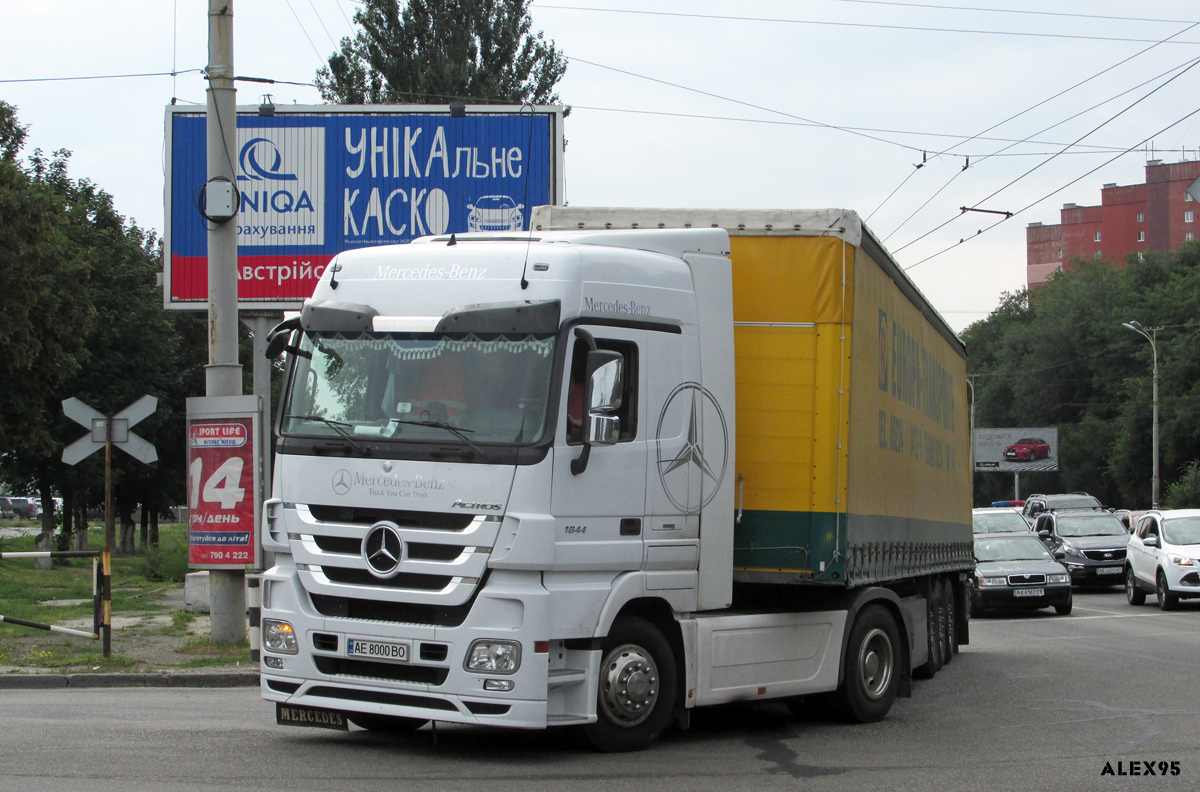 Днепропетровская область, № АЕ 8000 ВО — Mercedes-Benz Actros ('2009) 1844