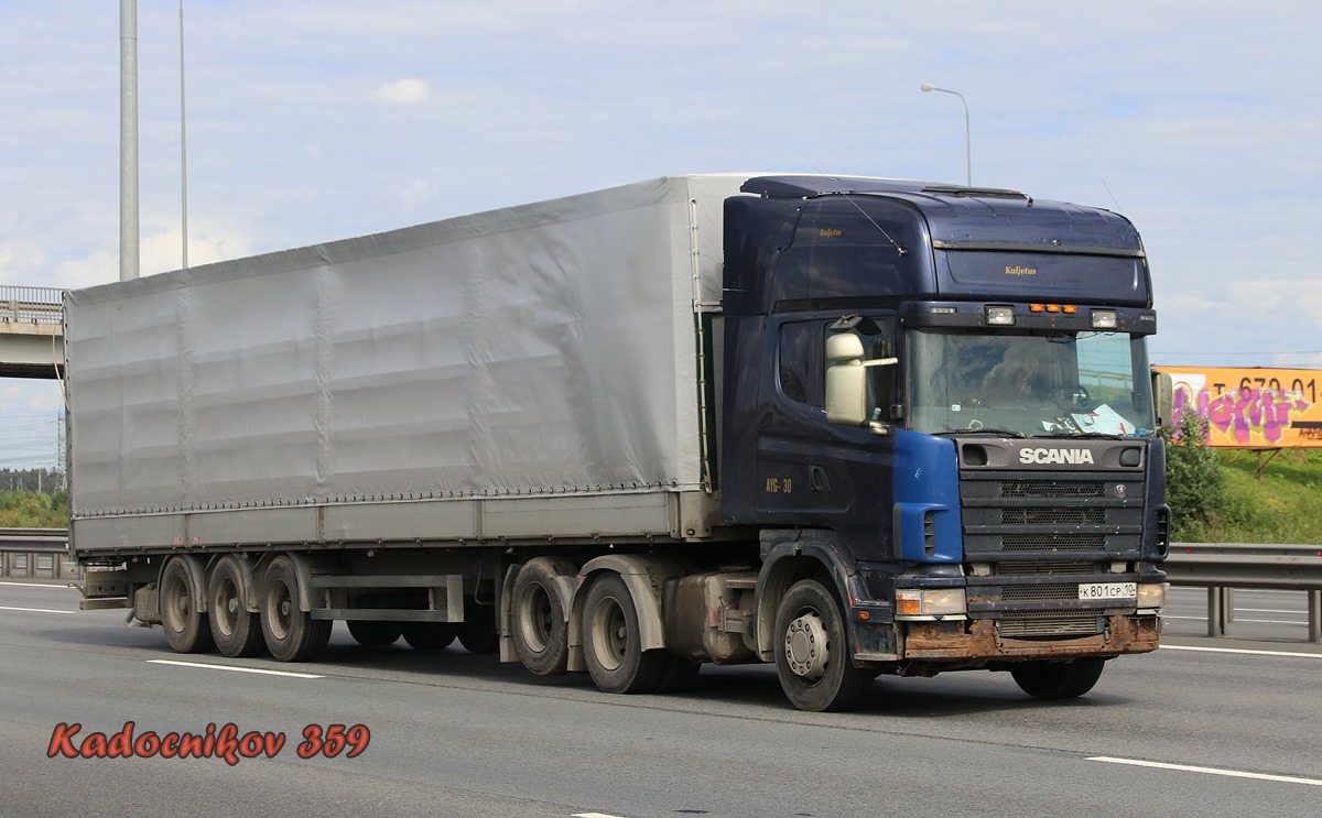Карелия, № К 801 СР 10 — Scania ('1996) R144L