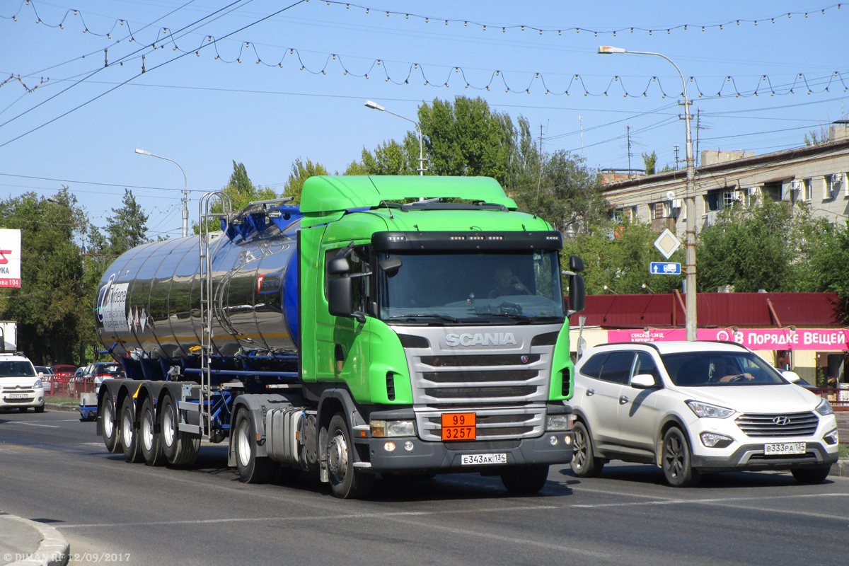 Волгоградская область, № Е 343 АК 134 — Scania ('2013) G400