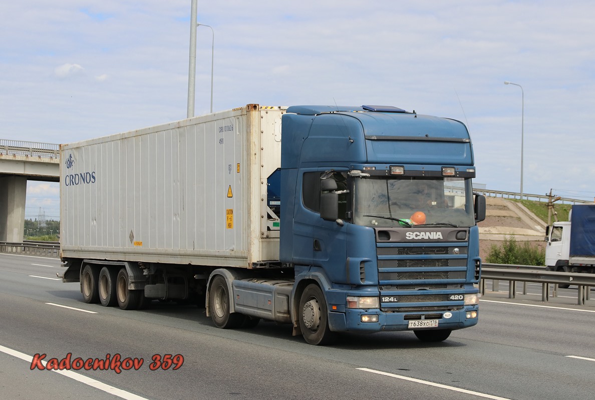 Санкт-Петербург, № Т 638 ХС 178 — Scania ('1996) R124L