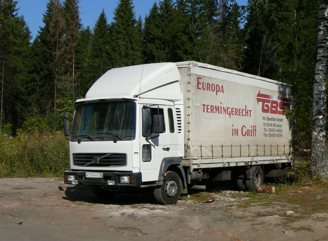 Удмуртия, № К 114 КН 18 — Volvo ('2001) FL