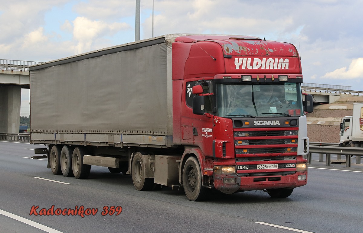 Санкт-Петербург, № О 625 ОМ 178 — Scania ('1996) R124L