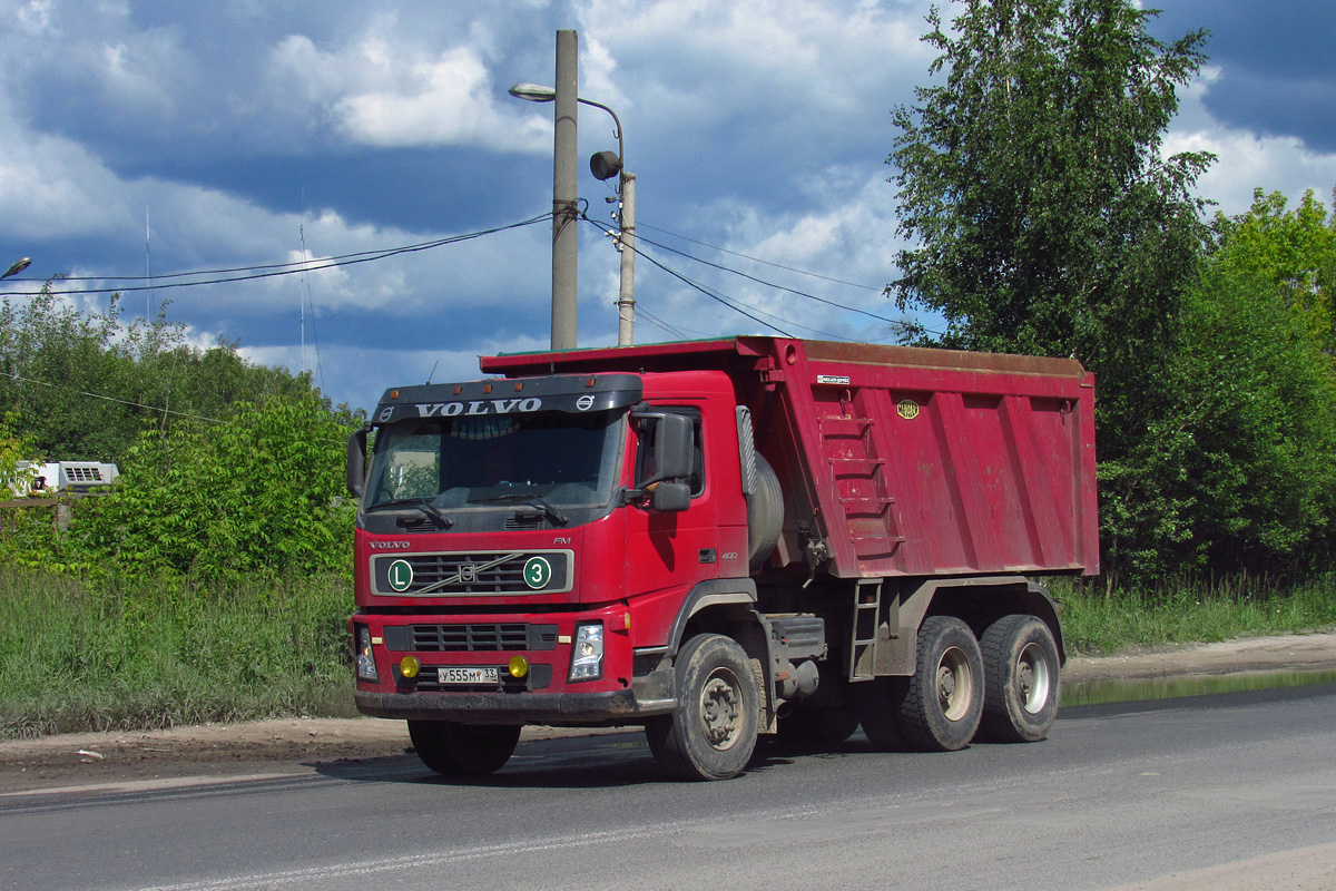 Владимирская область, № У 555 МТ 33 — Volvo ('2002) FM12.400