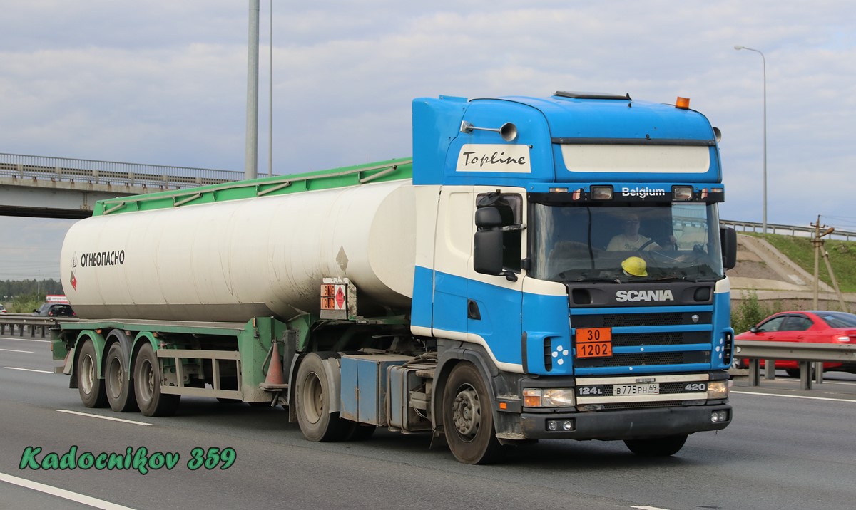 Тверская область, № В 775 РН 69 — Scania ('1996) R124L