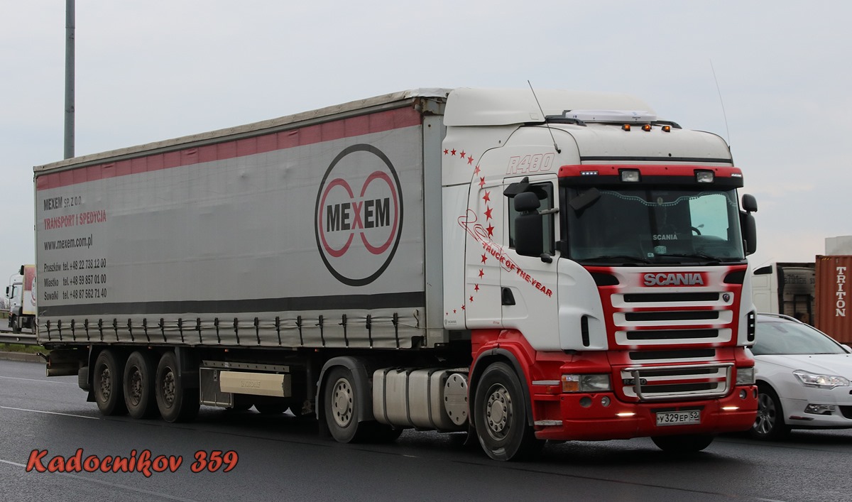Нижегородская область, № У 329 ЕР 52 — Scania ('2004) R480