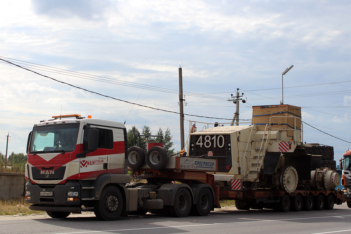 Омская область, № С 681 ВМ 55 — MAN TGS ('2007) 33.440