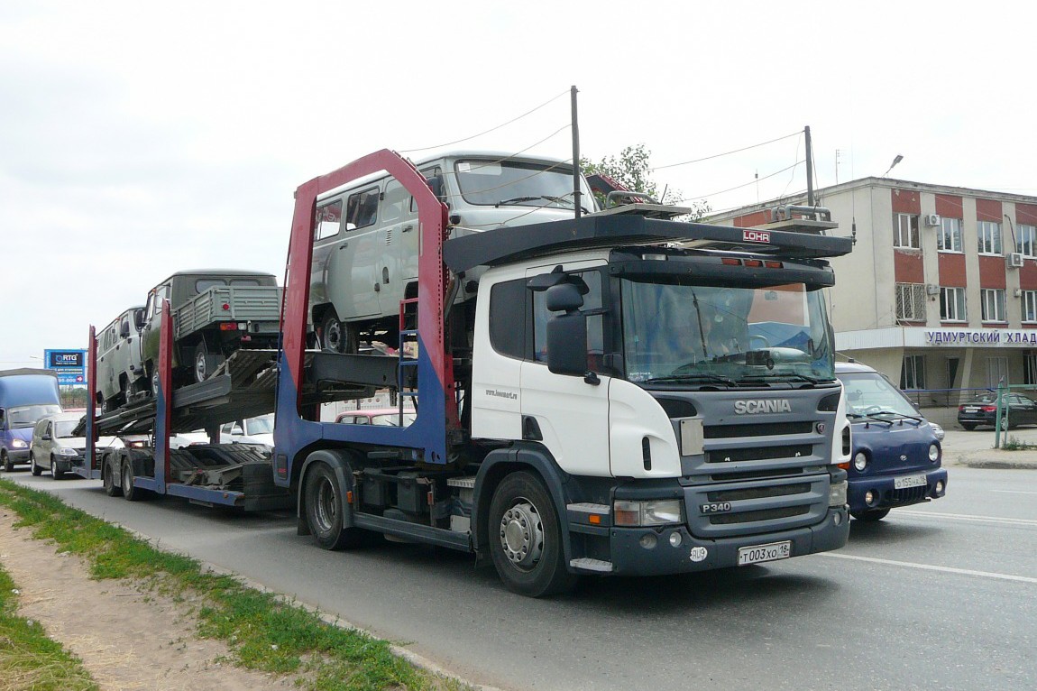 Удмуртия, № Т 003 ХО 18 — Scania ('2004) P340