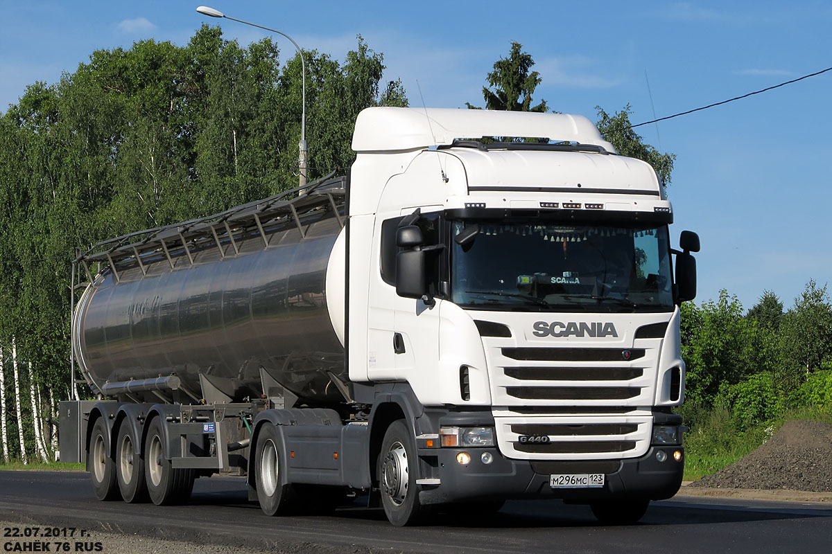Краснодарский край, № М 296 МС 123 — Scania ('2009) G440