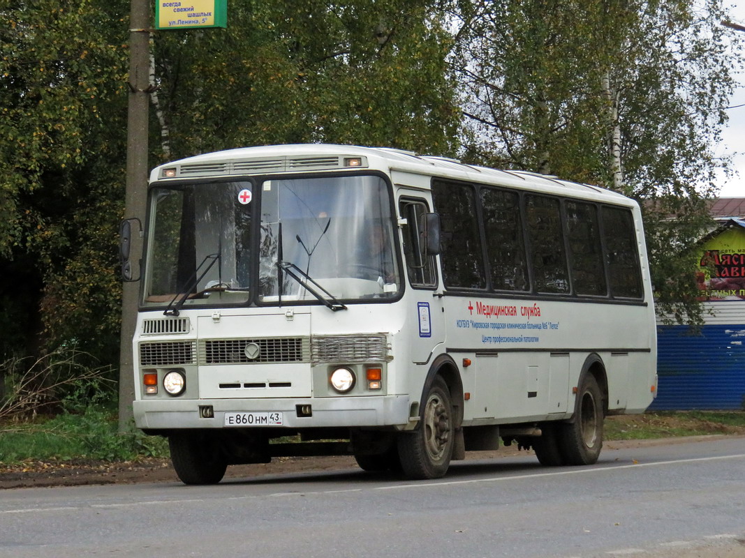 Кировская область, № Е 860 НМ 43 — ПАЗ-4234