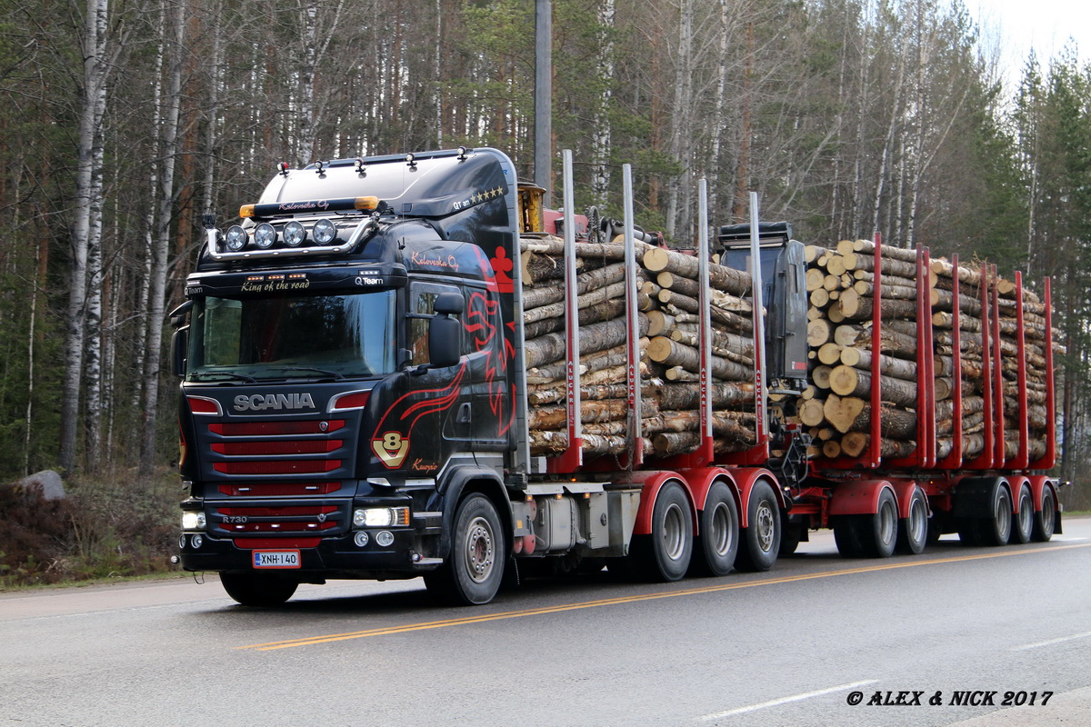 Финляндия, № XNH-140 — Scania ('2013) R730