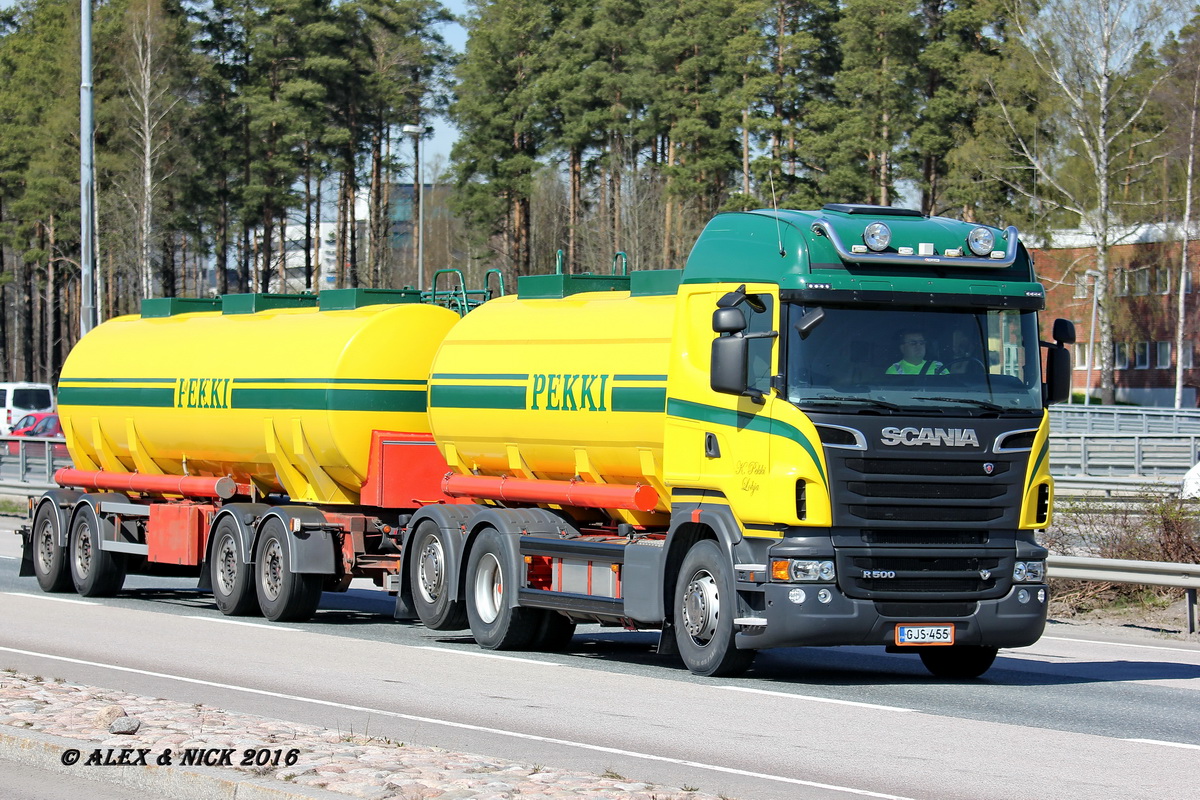 Финляндия, № GJS-455 — Scania ('2009) R500