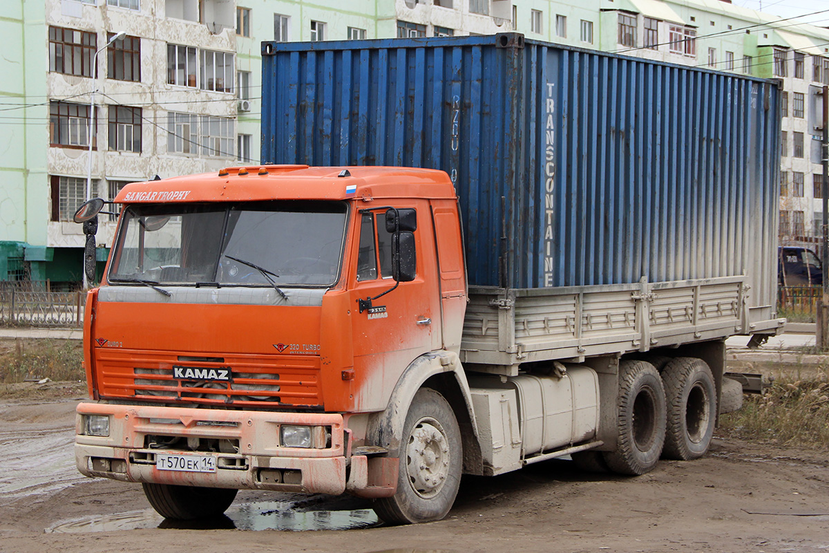 Саха (Якутия), № Т 570 ЕК 14 — КамАЗ-53215 (общая модель)