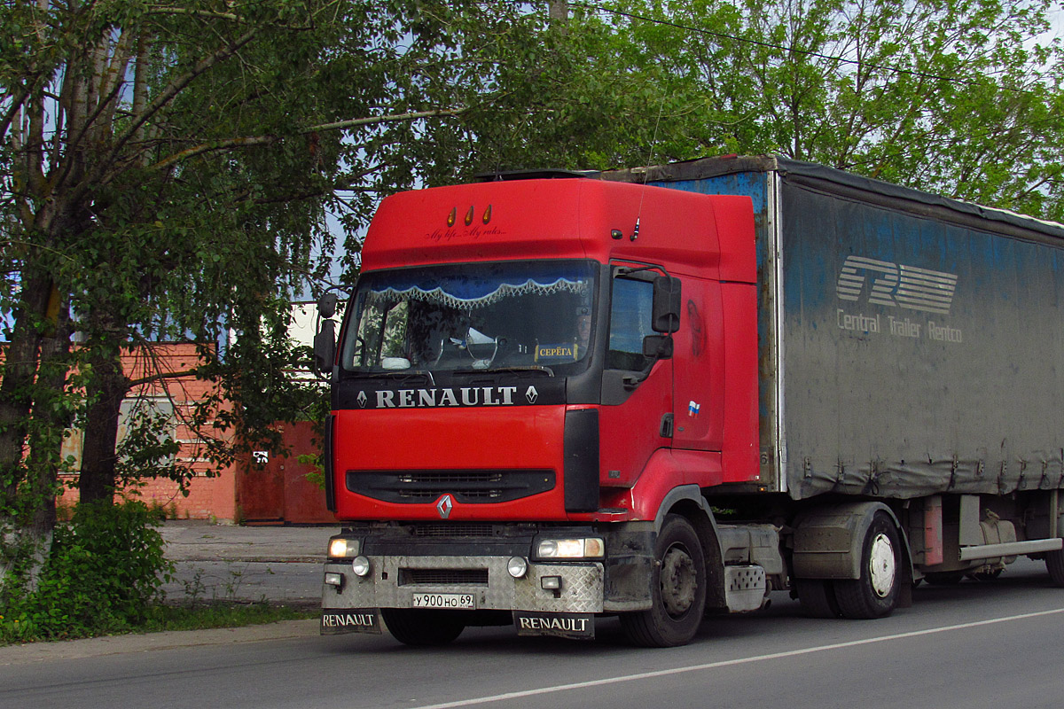 Тверская область, № У 900 НО 69 — Renault Premium ('1996)