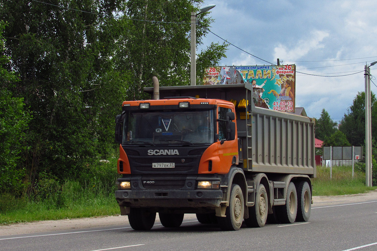 Ивановская область, № А 797 ЕК 37 — Scania ('2011) P400