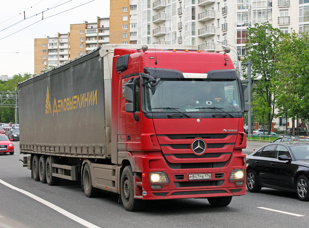 Челябинская область, № Р 847 РВ 174 — Mercedes-Benz Actros ('2009) 1844