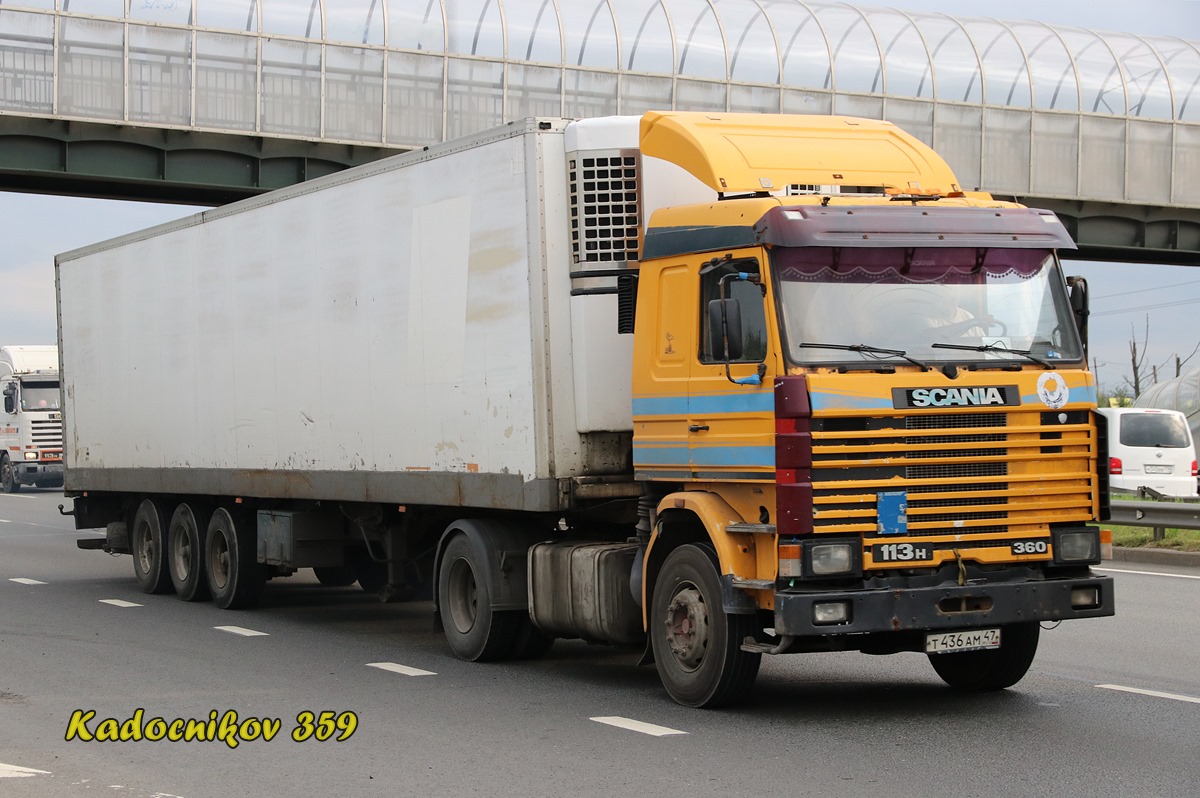 Ленинградская область, № Т 436 АМ 47 — Scania (II) R113H