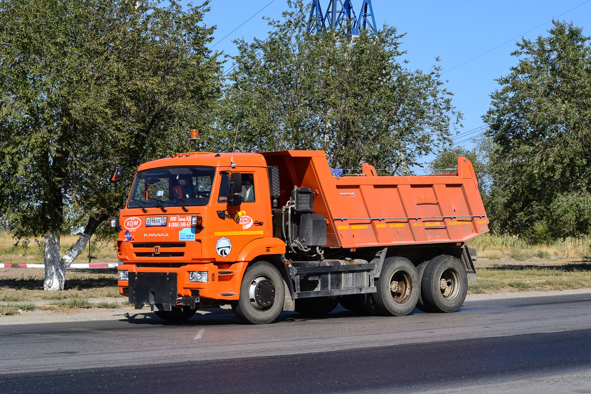 Волгоградская область, № В 596 ХА 134 — КамАЗ-65115 (общая модель)
