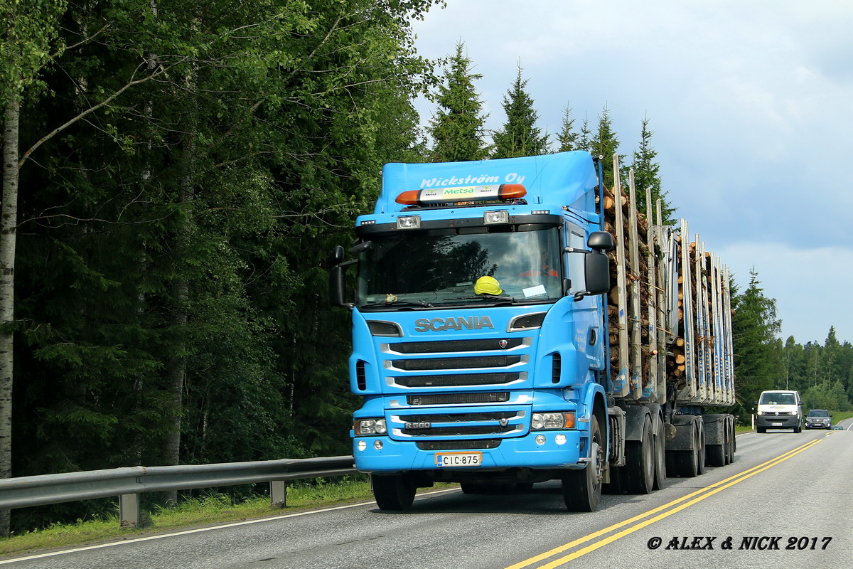 Финляндия, № CIC-875 — Scania ('2009) R560