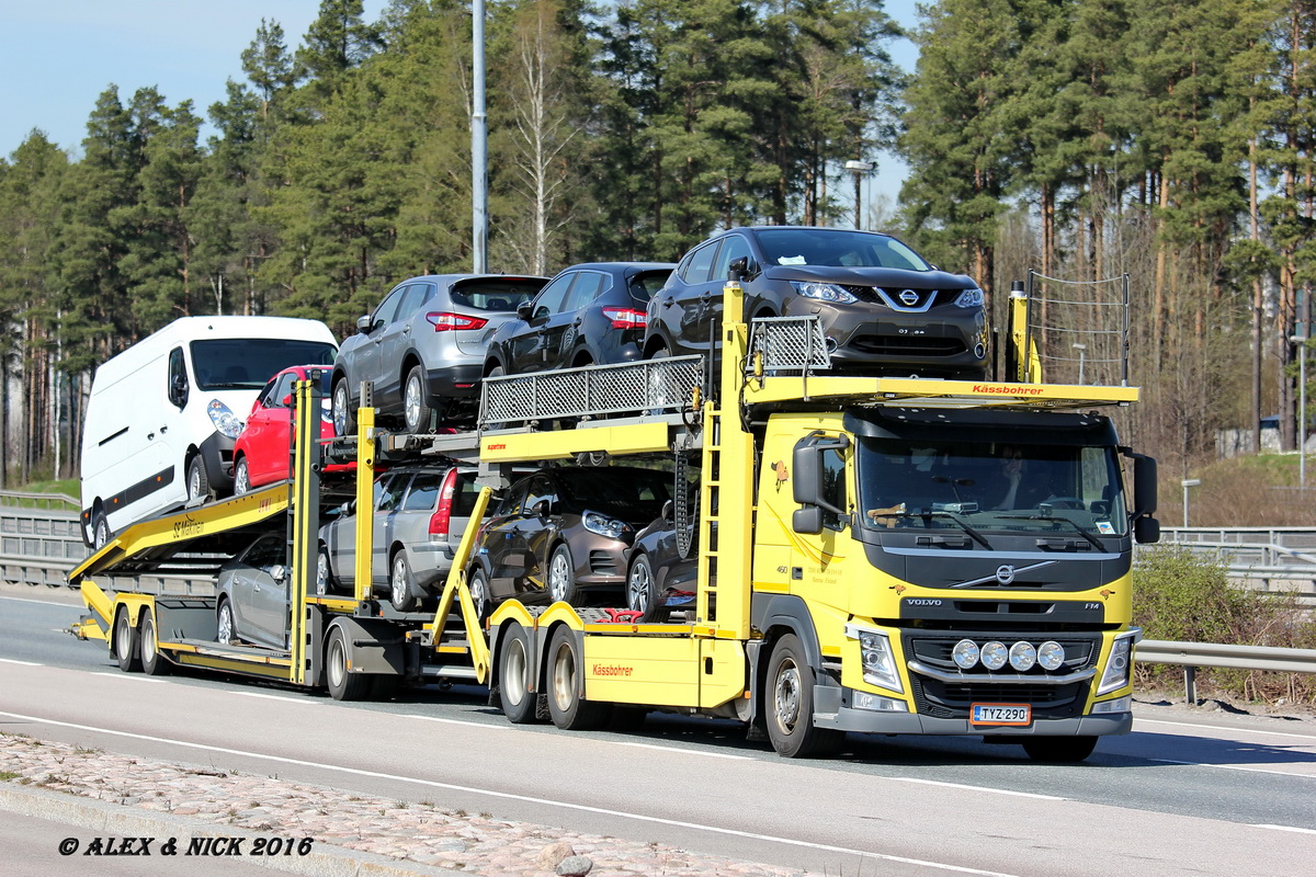Финляндия, № TYZ-290 — Volvo ('2013) FM.460