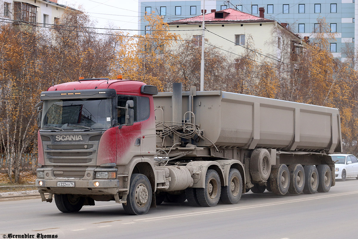 Саха (Якутия), № Е 222 КХ 14 — Scania ('2013) G480