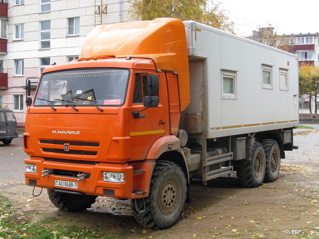 Минск, № АО 8488-7 — КамАЗ-43118 (общая модель)