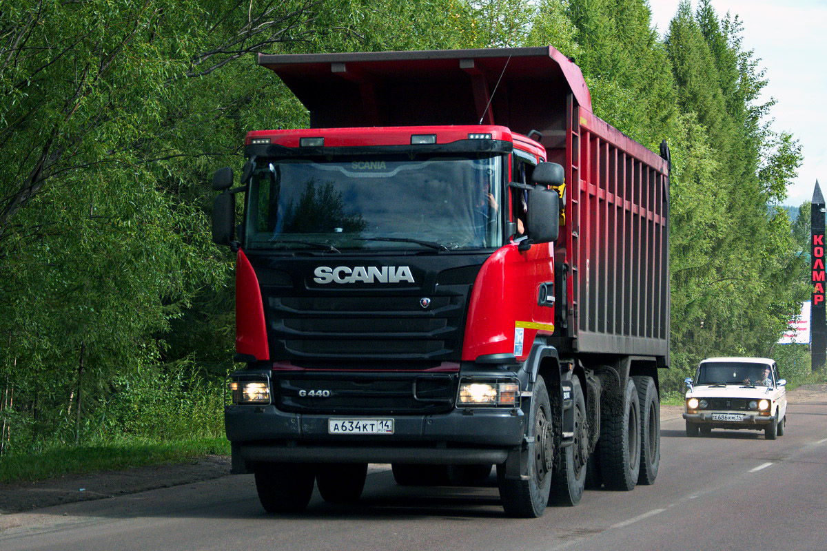 Саха (Якутия), № А 634 КТ 14 — Scania ('2013) G440
