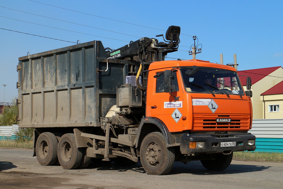 Омская область, № С 404 ТЕ 55 — КамАЗ-65115 (общая модель)