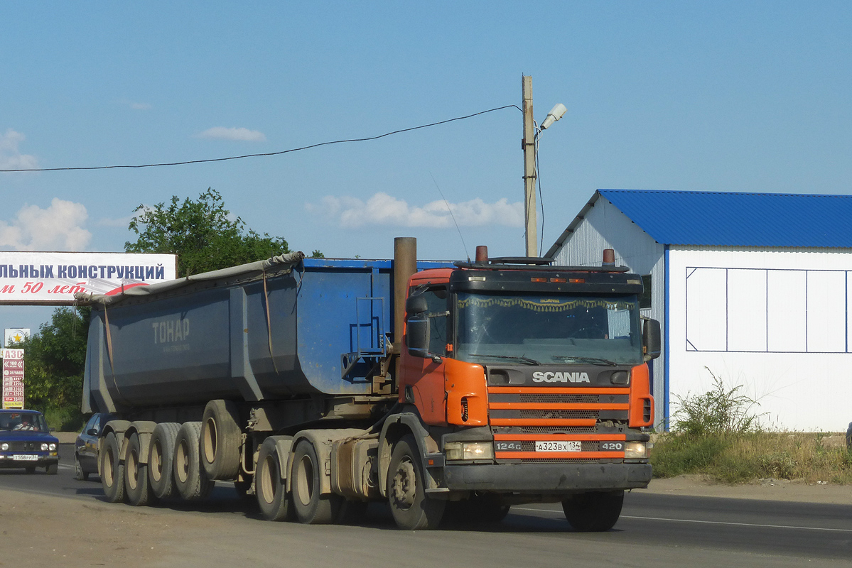 Волгоградская область, № А 323 ВХ 134 — Scania ('1996) R124G