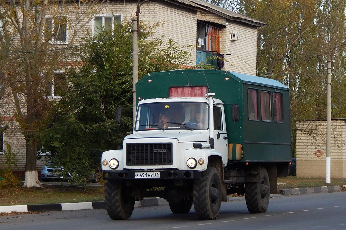 Белгородская область, № Р 491 НУ 31 — ГАЗ-33081 «Садко»