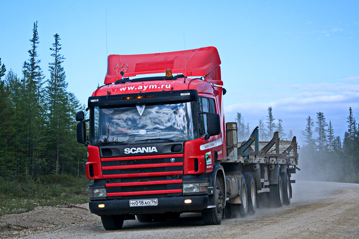 Саха (Якутия), № Н 018 АО 14 — Scania ('1996) P340