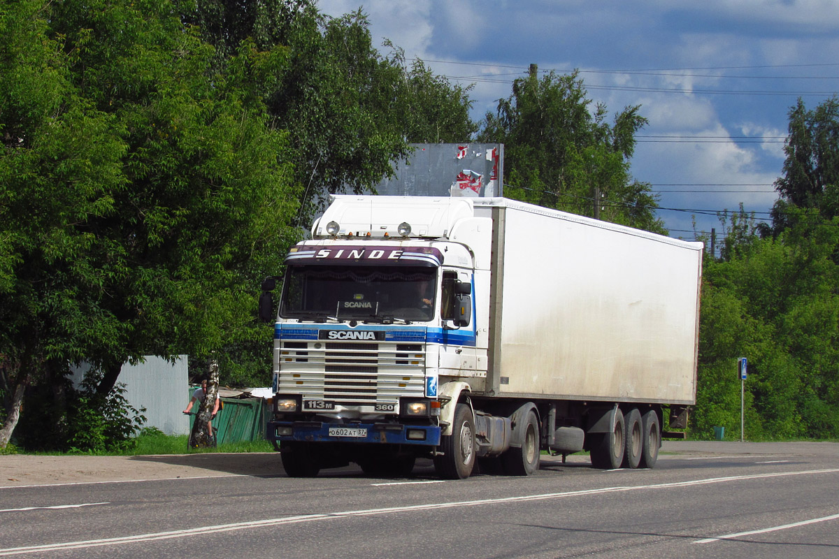 Ивановская область, № О 602 АТ 37 — Scania (III) (общая модель)