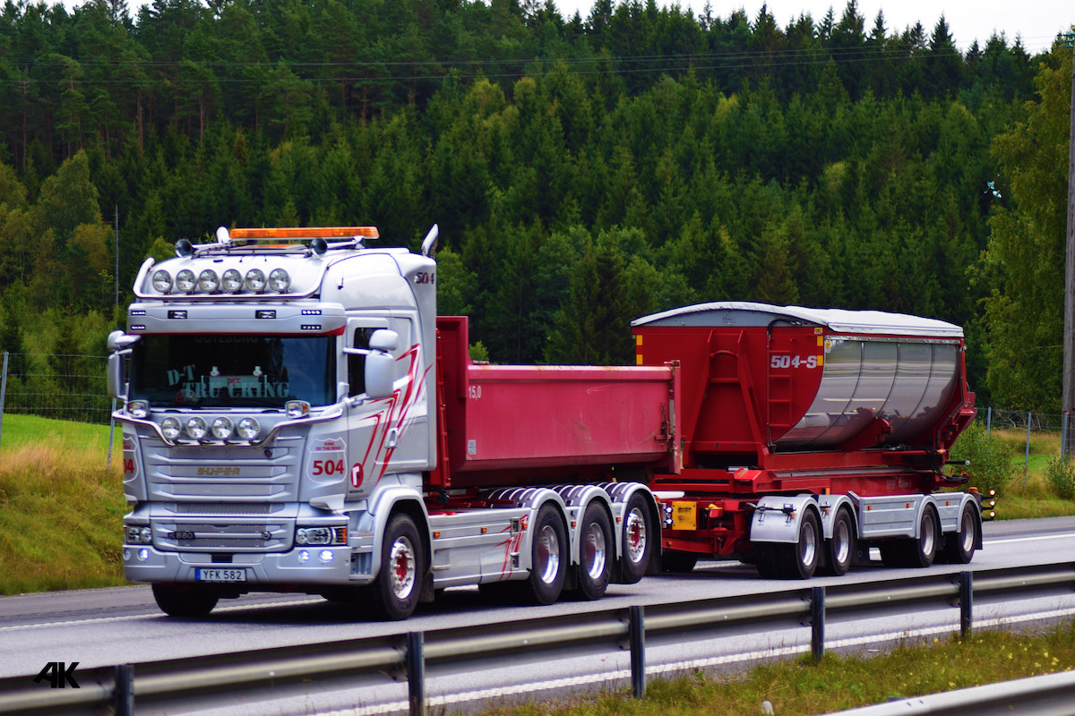Швеция, № 504 — Scania ('2013) R580