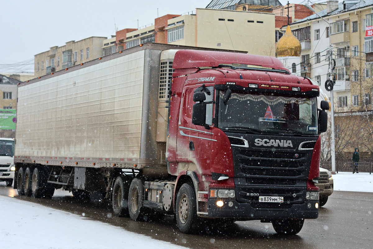Саха (Якутия), № В 839 ММ 14 — Scania ('2013) R500