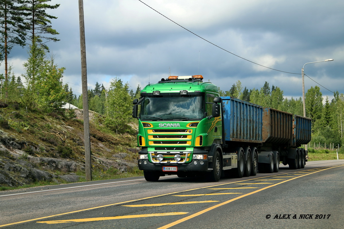 Финляндия, № XOB-110 — Scania ('2004) R500