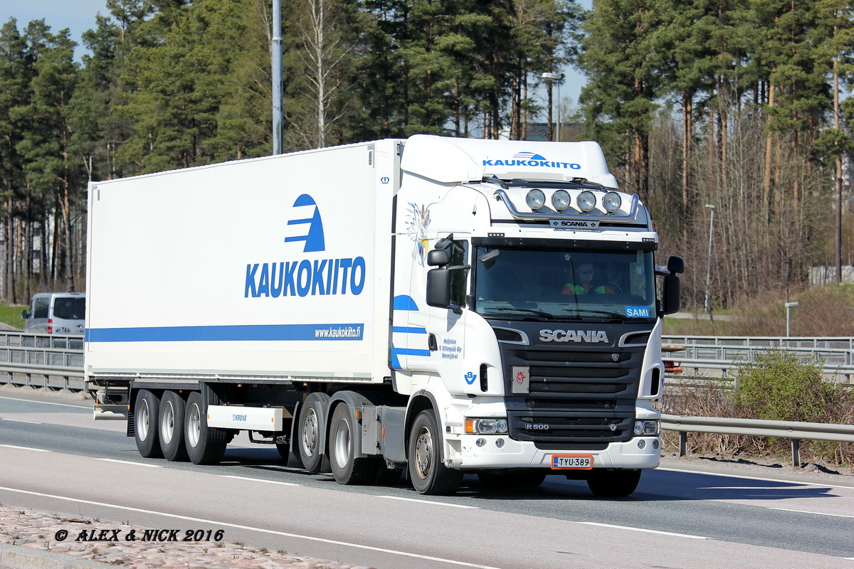 Финляндия, № TYU-389 — Scania ('2009) R500