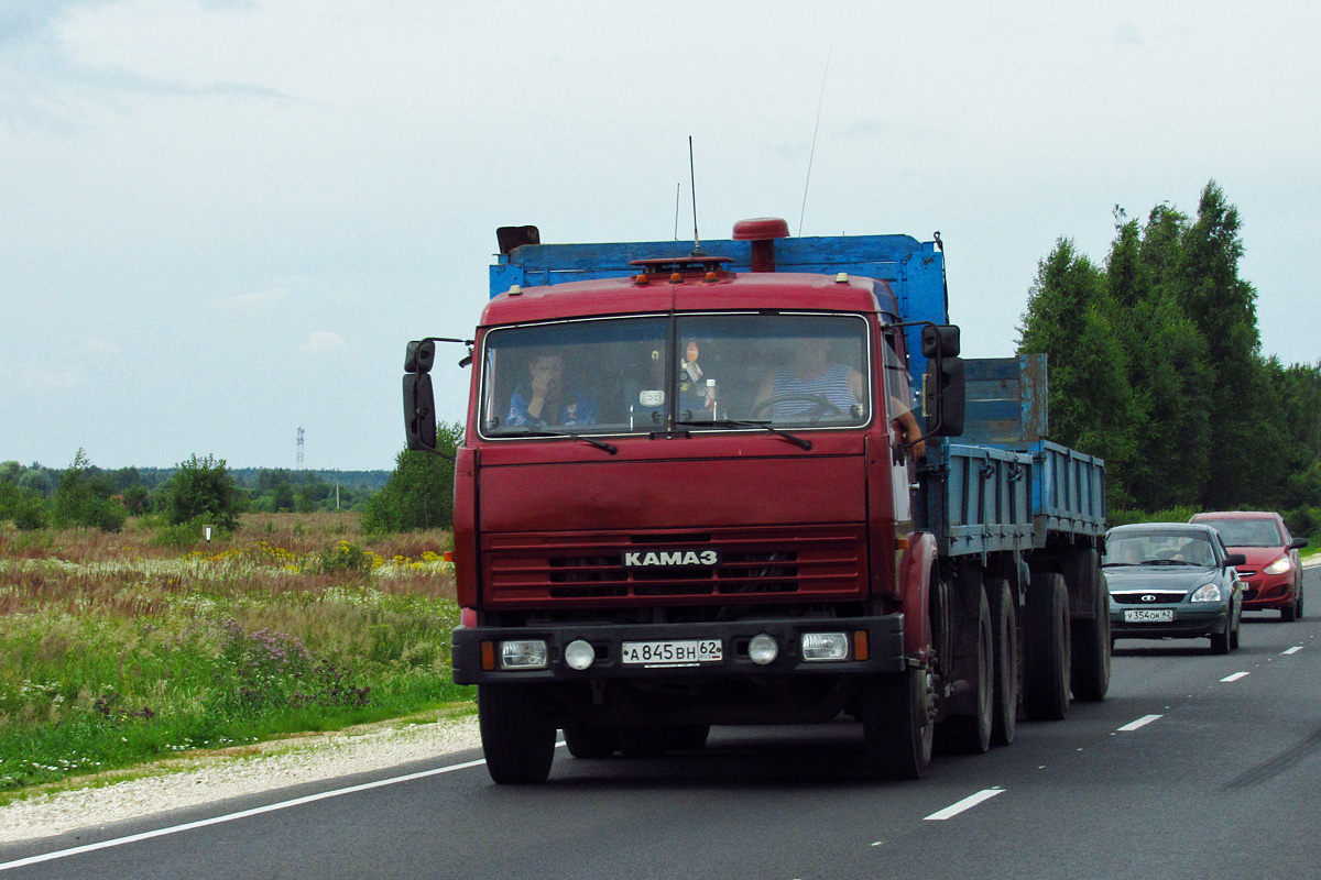 Рязанская область, № А 845 ВН 62 — КамАЗ-53215 (общая модель)
