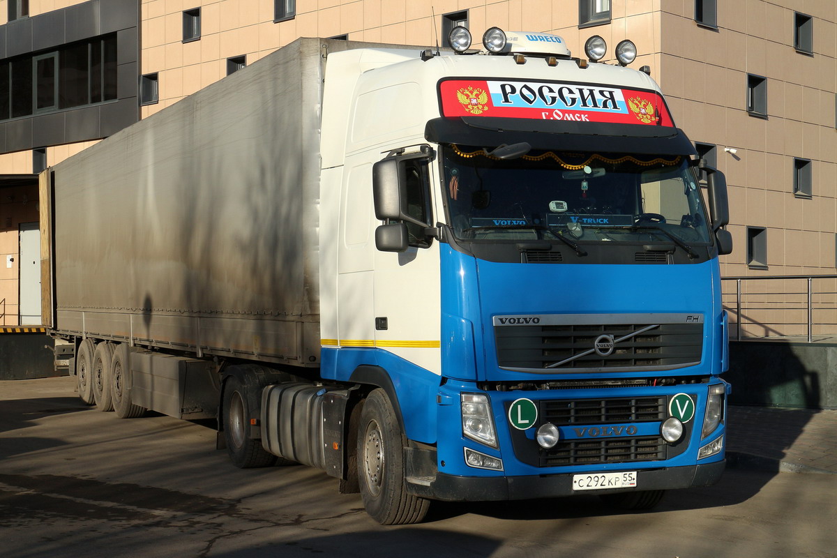 Омская область, № С 292 КР 55 — Volvo ('2008) FH.460