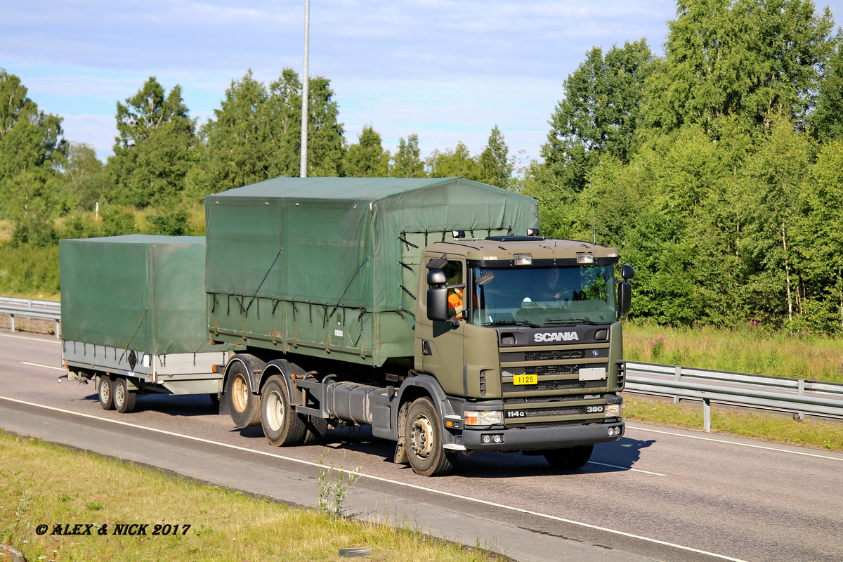 Финляндия, № 1125 — Scania ('1996) R114G