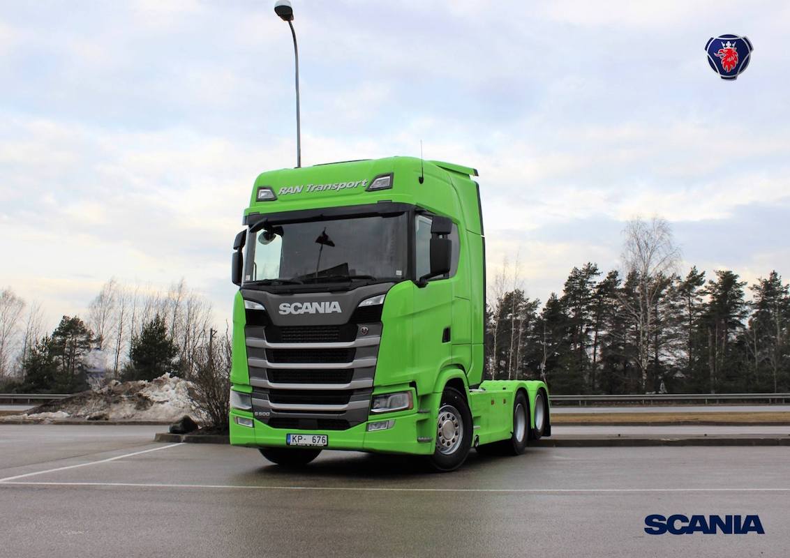 Латвия, № KP-676 — Scania ('2016) S500
